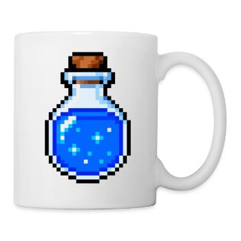 T-shirt de jeu Retro Pixel Potion - Mug blanc - blanc - Droite