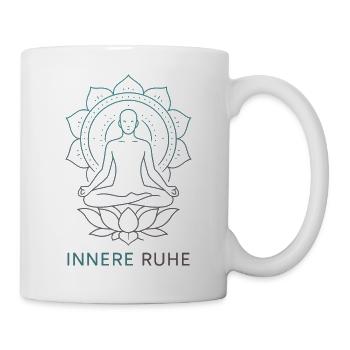 Innere Ruhe Lotus Meditation - Tasse - Weiß - Rechts