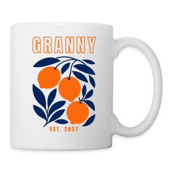 Mamie Grand-mère Grand-mère 2027 - Mug blanc - blanc - Droite
