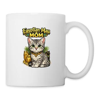 Egyptian Mau Mom Illustration - Mug - white - Right
