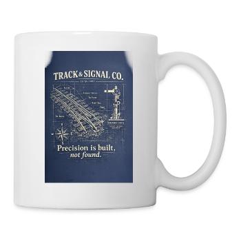 Précision des plans technologiques ferroviaires - Mug blanc - blanc - Droite