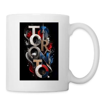 Torontoer Stadttypografie - Tasse - Weiß - Rechts