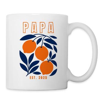 Papa 2025 - Tasse - Weiß - Rechts