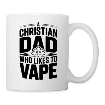 A Christian Dad Who Likes To Vape - Mug - white - Right