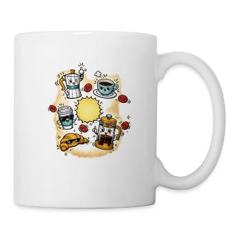 Coffee cosmos of morning joy - Mug - white - Right