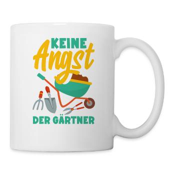 Der Gärtner Regelt Das - Tasse - Weiß - Rechts