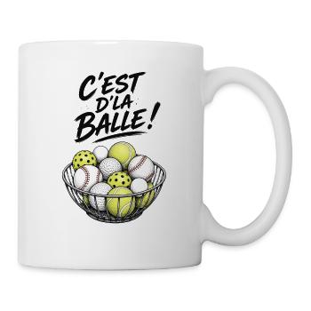ES IST EIN BALL! - Tasse - Weiß - Rechts