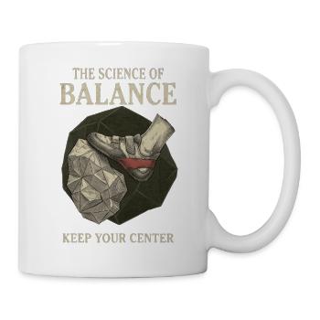 Boulderer Wissenschaft Des Gleichgewichts - Tasse - Weiß - Rechts
