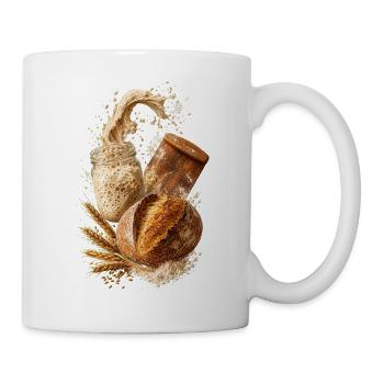 Handwerksbrot und rustikaler Sauerteig - Tasse - Weiß - Rechts