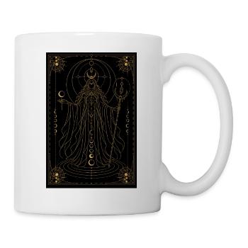 Mondhexe  - Tasse - Weiß - Rechts