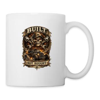 Gebaut Nicht Gekauft: Schädel Truck - Tasse - Weiß - Rechts