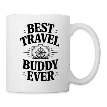 Bester Reisepartner aller Zeiten - Tasse - Weiß - Rechts