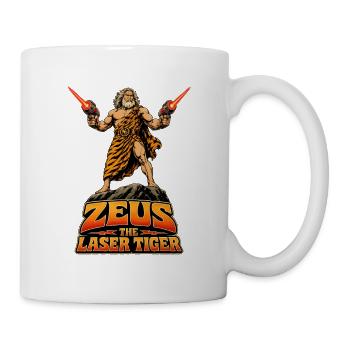 Zeus - The Laser - Tiger (Action vs. Mythos) - Tasse - Weiß - Rechts