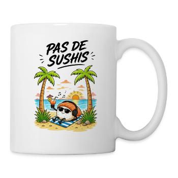 PAS DE SUSHIS - Mug blanc - blanc - Droite