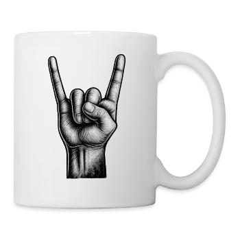 Pommelsgabel - Tasse - Weiß - Rechts