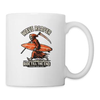 Wellenreaper – Ride bis zum Ende - Tasse - Weiß - Rechts