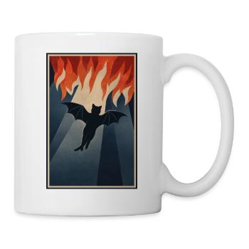 Hellcat - Kathe aus der Hölle - Tasse - Weiß - Rechts
