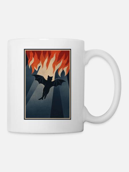 Hellcat - Katze aus der Hölle - Tasse - Weiß