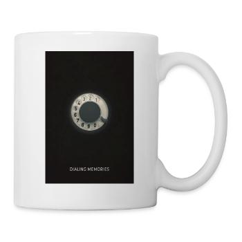 Dialing Memories – Vintage Telefon - Tasse - Weiß - Rechts