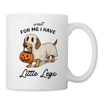 Dachshund Ghost Halloween Pumpkin - Mug - white - Right