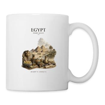 Egypt Desert Legacy Artwork - Tasse - Weiß - Rechts