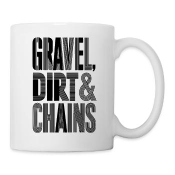 Gravel Dirt Chains - Tasse - Weiß - Rechts