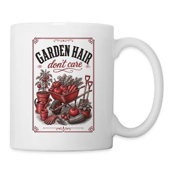 Garden Hair Dont Care Organic Gardening - Mug - white - Right