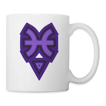 Zodiac Tribal Pisces and Water - Mug - white - Right