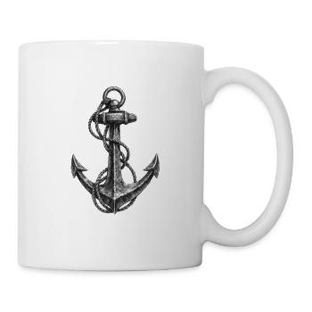 Anchor Sketch Nautical Graphic - Mug - white - Right