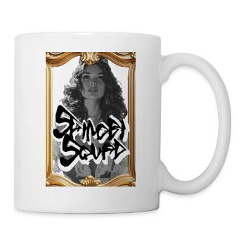 Graffiti Noir Portrait Frame - Mug - white - Right