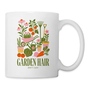 Jardinage biologique Garden Hair Don’t Care - Mug blanc - blanc - Droite