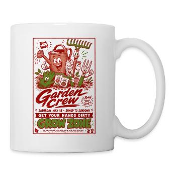 Urban Gardening Garden Crew Grow Your Own - Mug - white - Right