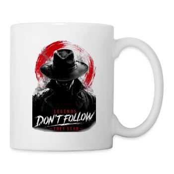 Legends do not lead to follow - Mug - white - Right
