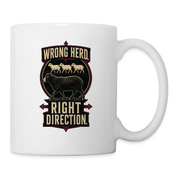 Wrong Herd – Right Direction - Mug - white - Right