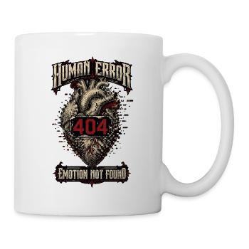 Human Error – Emotion Not Found - Mug - white - Right