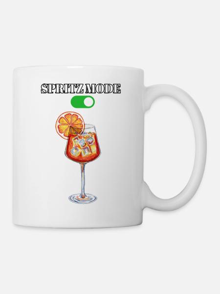 Spritz Mode ON - Tasse - Weiß