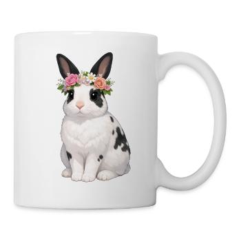 Lapin escargot anglais - Mug blanc - blanc - Droite