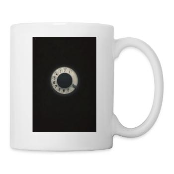 Rotary Phone – Vintage Telephone Poster - Mug - white - Right