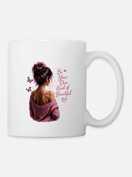 Beautiful - Tasse - Weiß