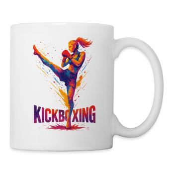 Kickboxer Graphic Design: Brute & Strong - Mug - white - Right