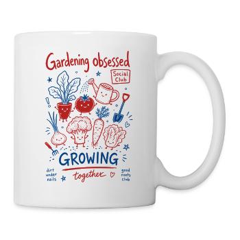 Urban Gardening Gardening Obsessed Growing - Mug - white - Right