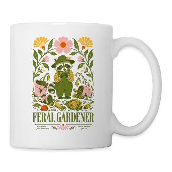Feral Gardener Organic Gardening - Mug - white - Right