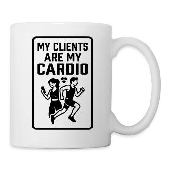 Client Cardio Fitness Coach - Mug - white - Right