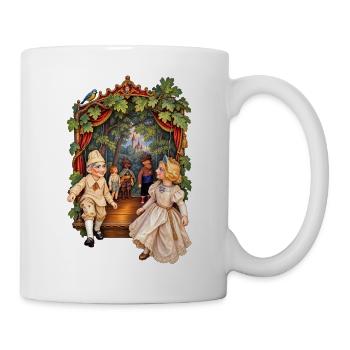 Poupées sur des ficelles - Mug blanc - blanc - Droite