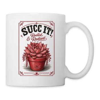 Urban Gardening Succulents Rooted Radiant - Mug - white - Right