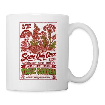 Jardinage urbain toxique : toutes les plantes sont comestibles - Mug blanc - blanc - Droite