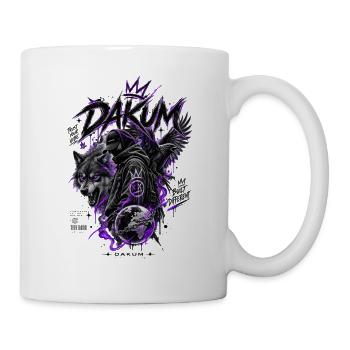 DAKUM Loup Démoniaque à la Lumière de la Nuit - Mug blanc - blanc - Droite