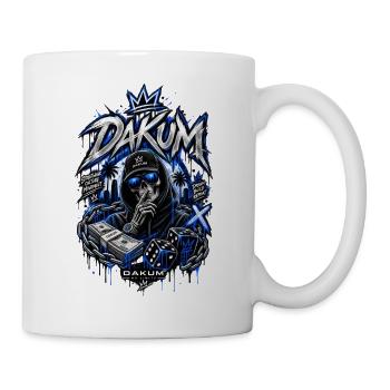 Motif de Crâne DAKUM Streetwear - Mug blanc - blanc - Droite