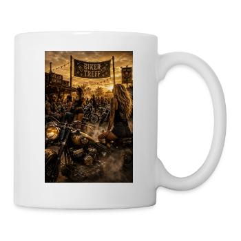 Dames motardes - Mug blanc - blanc - Droite