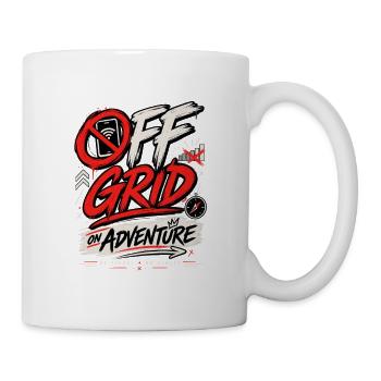 Off Grid – No Signal No Stress - Mug - white - Right